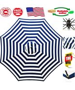 9ft 8 Ribs Patio Umbrella Replacement Canopy with Easy Assembly and Vent... - $921.56 MXN