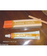 Antique CAULK Vintage 60s Original Tube &amp; Box Sealant Stanley Home Products - $83.81 CAD