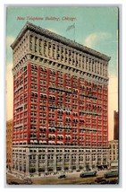 New Telephone Building Chicago Illinois IL1912 DB Postcard P25 - £2.31 GBP