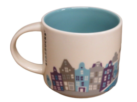Starbucks Amsterdam &quot;You Are Here&quot; 14oz Coffee Mug Cup NEW WITH BOX - $49.45