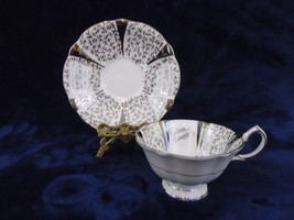 Queen Anne Silver Wedding Anniversary  Bone China  Vintage Tea Cup and S... - £11.78 GBP