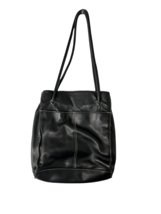 ELLINGTON Womens Purse Black Leather Shoulder Bag Double Strap - £17.43 GBP