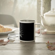 10oz Explorer Mug: Insulated, Stainless Steel, White with Clear Lid - £27.89 GBP