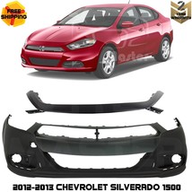 Front Bumper Cover Fascia Paintable Molding Kit For 2013-2016 Dodge Dart - £320.51 GBP