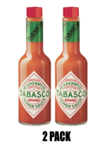 2 - Tabasco Pepper Sauce Large 12 ounce Bottle 2 Pack Original Flavor Hot Spicy - £20.72 GBP