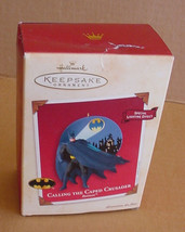 2002 Hallmark Keepsake Ornament &quot;Calling The Caped Crusader&quot; Batman Dc Comics - £5.57 GBP