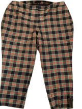 Talbots Woman Petites Navy Plaid Lined Ankle Pants Size 22WP, NWT - £30.29 GBP
