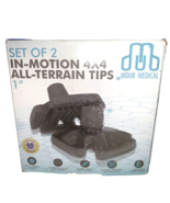 Set Of 2 In-motion 4x4 All-terrain Tips By MDUB Medical Size 1 Inch - $279.97 MXN
