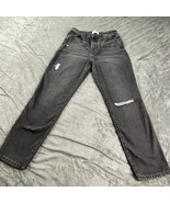 RSQ Vintage Mom Jeans Size 30x29 Stretch Black Denim - $30.07 CAD