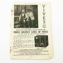 Vintage 1899 Advertising Page Scribner&#39;s Magazine Premo Korona Vives Cam... - $12.82