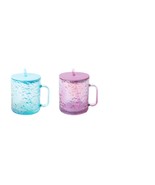 Textured Glass Sip Cup 16oz Blue or Purple New - €9,16 EUR