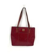 Dooney &amp; Bourke Purse Shoulder Bag Red Burgundy Leather Quality Handbag - $2,887.95 MXN