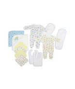 Bambini LS-0106 Newborn Baby Boys Layette Set, White Blue - Newborn - €52,67 EUR