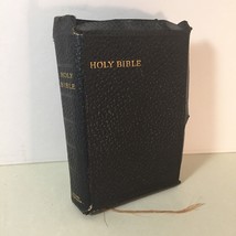 Holy Bible Collins Clear Type Scholars Ed. Leather Illustrated Palm Size 1927 - £22.80 GBP