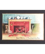 Good Wishes for Thanksgiving Day Hearth Clapsaddle 1907 Int Art Pub Co P... - $14.99