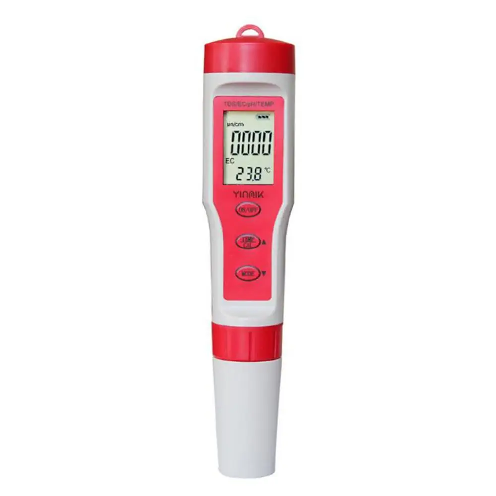 YIERYI 4 in 1 PH/TDS/EC/Temperature Meter Digital Water Quality Monitor Tester f - £208.56 GBP