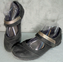 BOC Shoes Womens 8.5 M Mary Jane Casual Slip On Black Leather Round Toe ... - $199.49 MXN