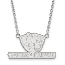 SS Eastern Illinois University Large Pendant w/Necklace - £90.78 GBP