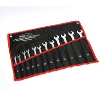 Portable 12 Pc Flexible Head Ratcheting Spanner Wrench Set Double End 8-... - £55.30 GBP