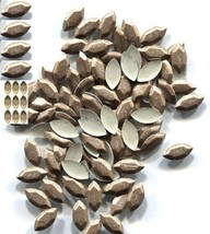 OVAL Rhinestuds 4x8mm  Hot Fix  BROWN  Pearl Color   2 Gross  288 Pieces - $221.39 MXN