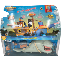 NIB Kingdom Builders S.Wailin&#39; Whaler Playset with 30 Piece &amp; Exclusive Figure - $118.79