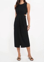 Greylin Ednis Side Cut Out Midi Dress Black - $81.18+