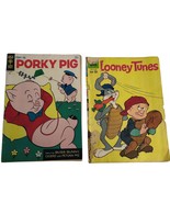 Vtg Dell Looney Tunes Sept 1960 &amp; Porky Pig July 1966  Silver Age Comic ... - $293.01 MXN