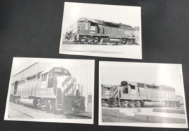 3 Diff Burlington Northern Railroad BN #3037 GP40 Electromotive Train B&amp;W Photos - £11.04 GBP
