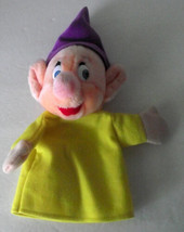 Snow White Vintage Dopey Hand Puppet Seven Dwarfs Plush Walt Disney World WDW  - £15.75 GBP