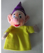 Snow White Vintage Dopey Hand Puppet Seven Dwarfs Plush Walt Disney Worl... - £15.44 GBP