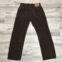 Levis 559 Corduroy Pants Mens 32x30 Brown Relaxed Straight Fit Casual Tr... - $28.32