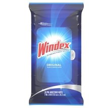 Windex Original Glass Wipes 28 count - 5 Pack - £30.18 GBP