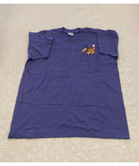 VTG 90s Disney Originals Park Exclusive Goofy Pocket T-shirt Men’s Sz L - £15.84 GBP