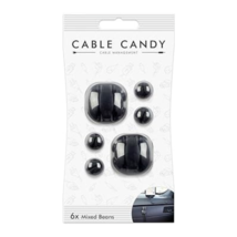 Self-adhesive Beans Cable ORGANIZER Holder Car Desk Table office Cute Wi... - $166.17 MXN