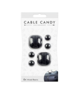 Self-adhesive Beans Cable ORGANIZER Holder Car Desk Table office Cute Wi... - $164.85 MXN