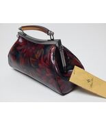 Patricia Nash Kelmscott Kisslock Leather Crossbody Bag Rustic Mums P862410 - $151.06 CAD