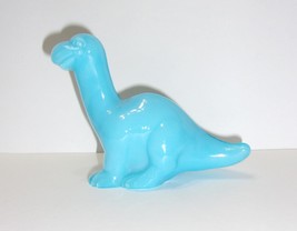 Fenton Glass Robin&#39;s Egg Blue Dinosaur Figurine Mosser Made In USA - $77.12