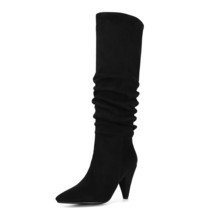 Large size new arrive Knee high Women Boots Black Brown flat heels half boots sp - £75.27 GBP