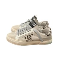 Golden Goose &#39;May&#39; Superstar Mixed Media Leopard Star Low-Top Sneakers S... - $490.05