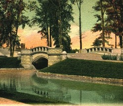 Bridge at Belle Isle Detroit MI Michigan 1906 UDB Postcard - $7.87