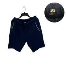 Russell Athletic Shorts Men’s M Navy Blue | Drawstring Pockets 32–34 - $11.88