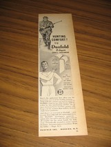 1951 Print Ad Duofold Sports Underwear for Hunting Comfort Mohawk,NY - £7.25 GBP