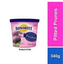 SUNSWEET Pitted Prunes 340G X 4 Packs Whole Fruits Antioxidant - £52.35 GBP