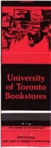 Ontario Matchbook Cover University Of Toronto Bookstores Red Publisher Eddy - $1.97