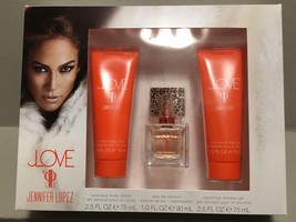 Jlove Perfume Set 1.0 Oz Eau De Parfum Body Lotion Shower Gel Jennifer Lopez JLO - £57.69 GBP