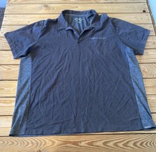 Eddie Bauer Men’s Short Sleeve Polo Shirt Free dry Size 2XL Grey GG - $15.74