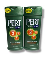 2 x Pert Plus For Men 3in1 Shampoo Conditioner Body Wash 12oz - $34.64