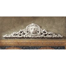 Royalty Lion Sculptural Architectural Wall Pediment 38&quot; - £100.70 GBP