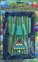 Classic Games Pool Table Game With Legs New Sealed Includes Cue Sticks 24 Piece - $9.65