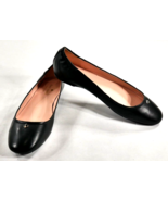 Kate Spade Keaton Ballet Flats  Black Leather Slip On Shoes Womens Size ... - £65.93 GBP